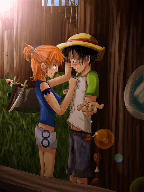 Luffy fucks Nami